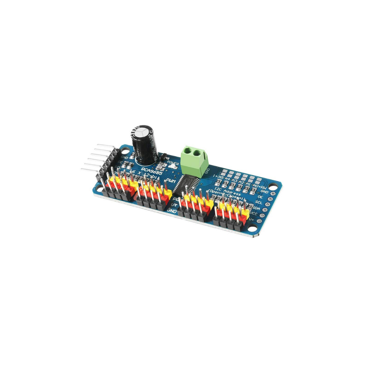 PCA9685 16 Kanal I2C PWM/Servo Sürücü Kartı (Klon)