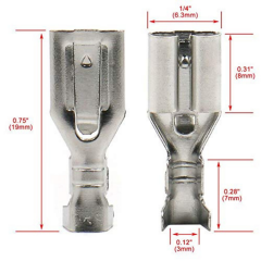 6.3mm Quick Terminal Konnektör