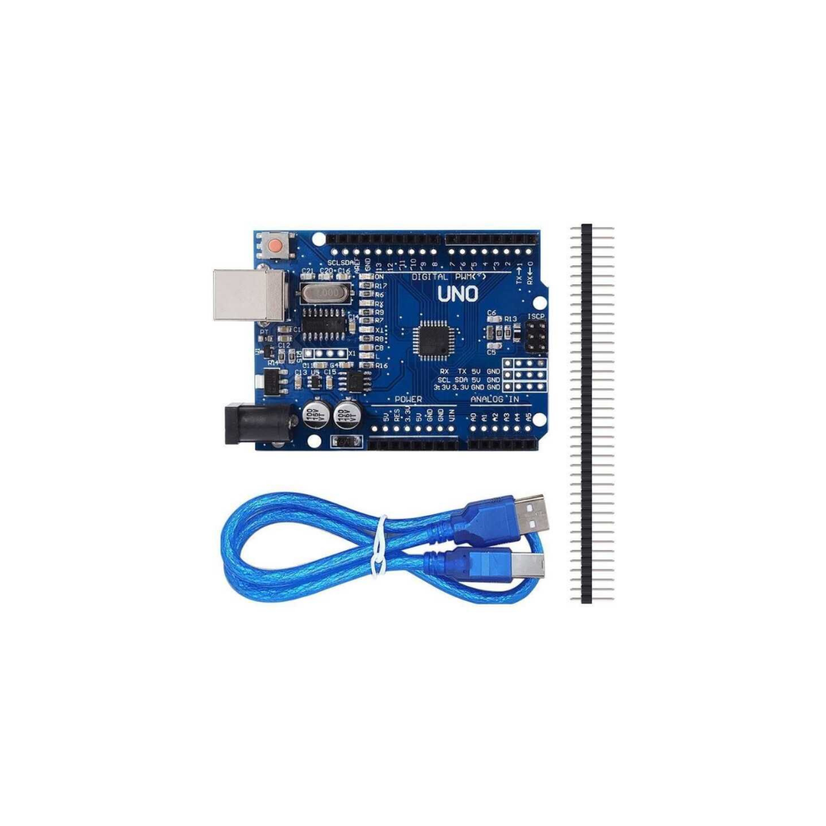 Arduino UNO R3 Klon USB Kablo Hediyeli - (USB Chip CH340)