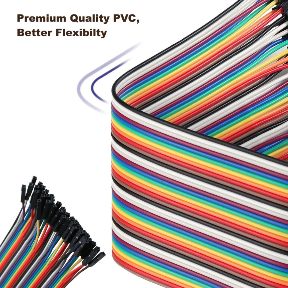 Detachable Dişi - Dişi Jumper Cable 20 cm 40 Pin