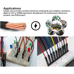 Detachable Dişi - Dişi Jumper Cable 20 cm 40 Pin