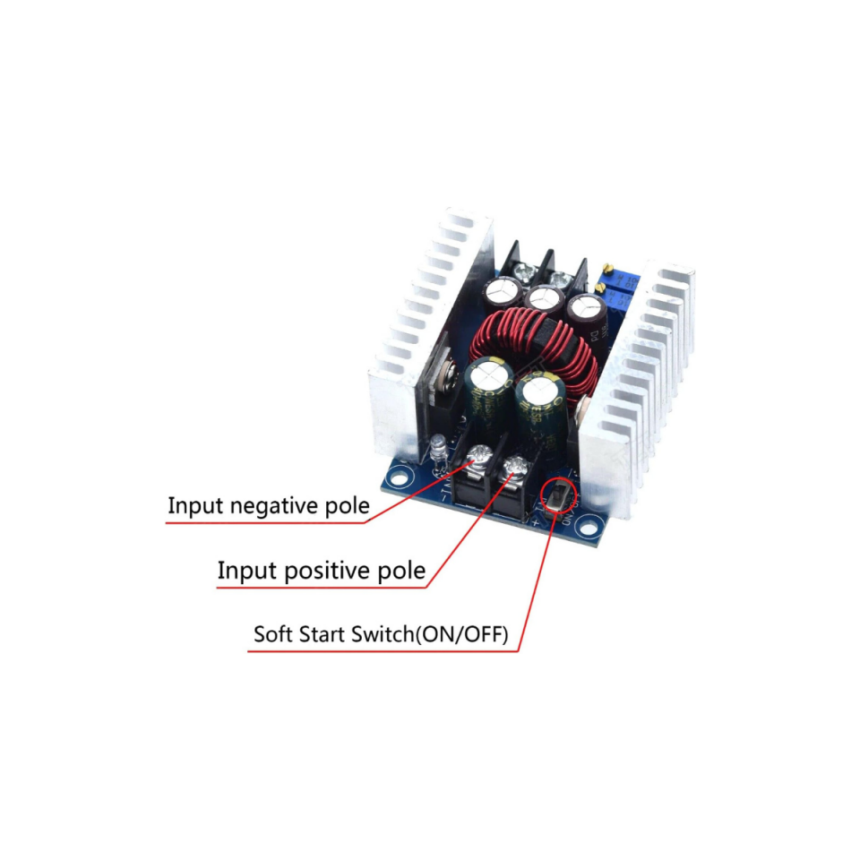 300W 20A DC-DC Step Down Modülü Voltaj Regülatörü