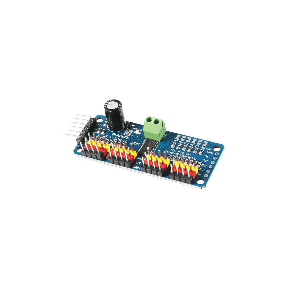 PCA9685 16 Kanal I2C PWM/Servo Sürücü Kartı (Klon)