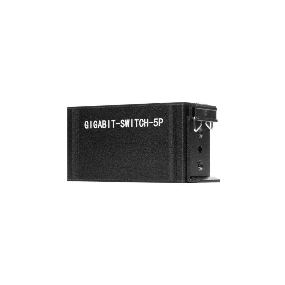 Endüstriyel 5 Port Gigabit Ethernet Switch - DIN Ray Montajlı