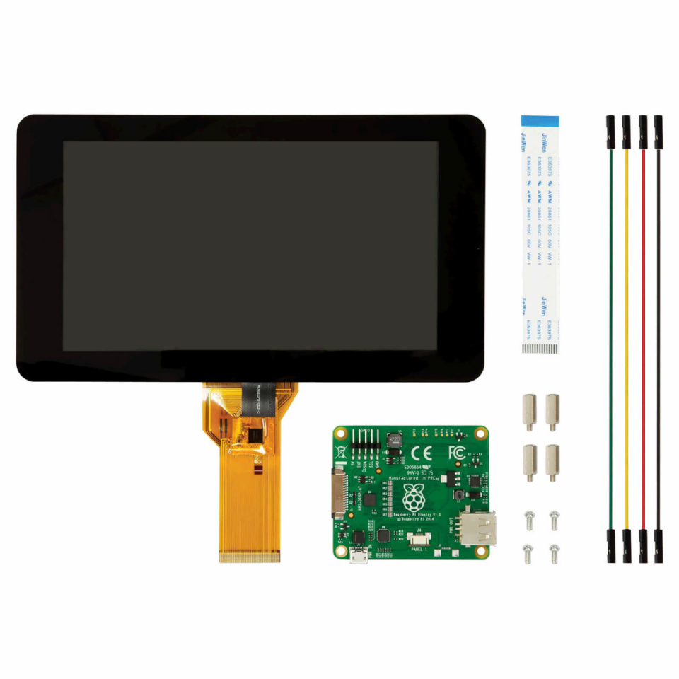Raspberry Pi 7'' Dokunmatik Ekran (Orijinal)