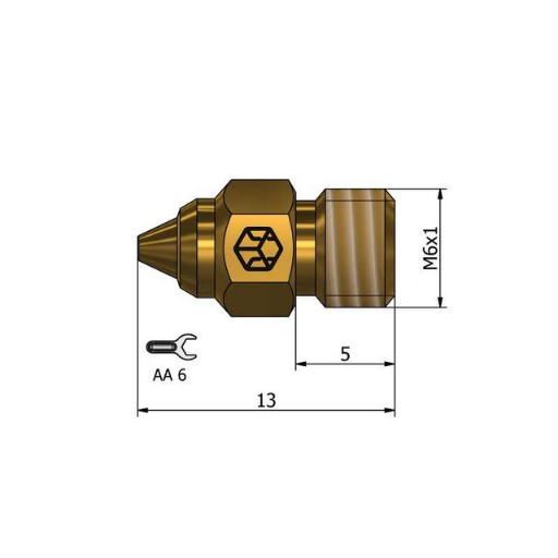 CR6 CSA Nozzle