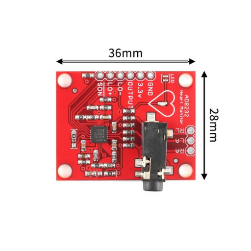 AD8232 EKG Ölçüm Sensörü ve Monitör