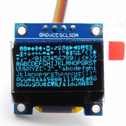 096 OLED 128x64 Mavi Ekran Modülü