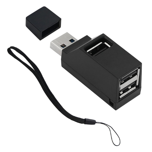 3 Port Mini Tasarım USB 2.0 Çoğaltıcı Hub