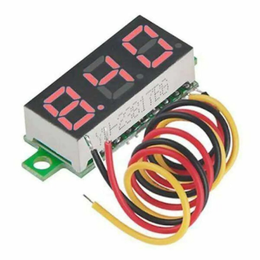 Dijital Mini Voltmetre DC 0V-100V Gerilim Voltaj Ölçer